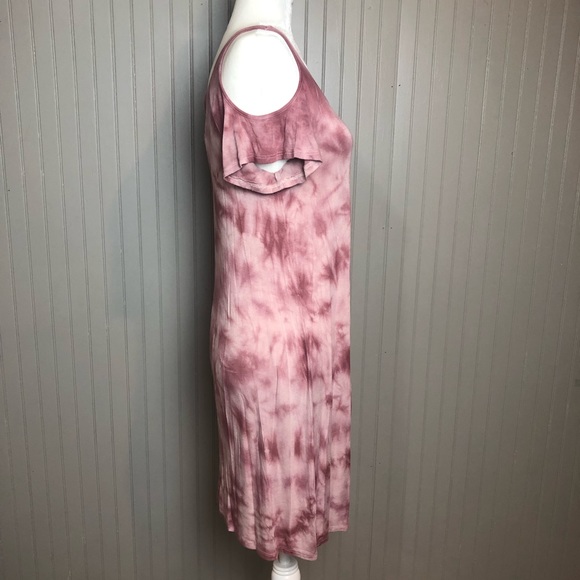 Pink Rose Tie Dye Dress - Picture 2 of 8
